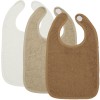Meyco - Slab 3-Pack Badstof Uni - Offwhite/Sand/Toffee