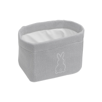 Meyco - Commodemandje Konijn - Zilver - Medium