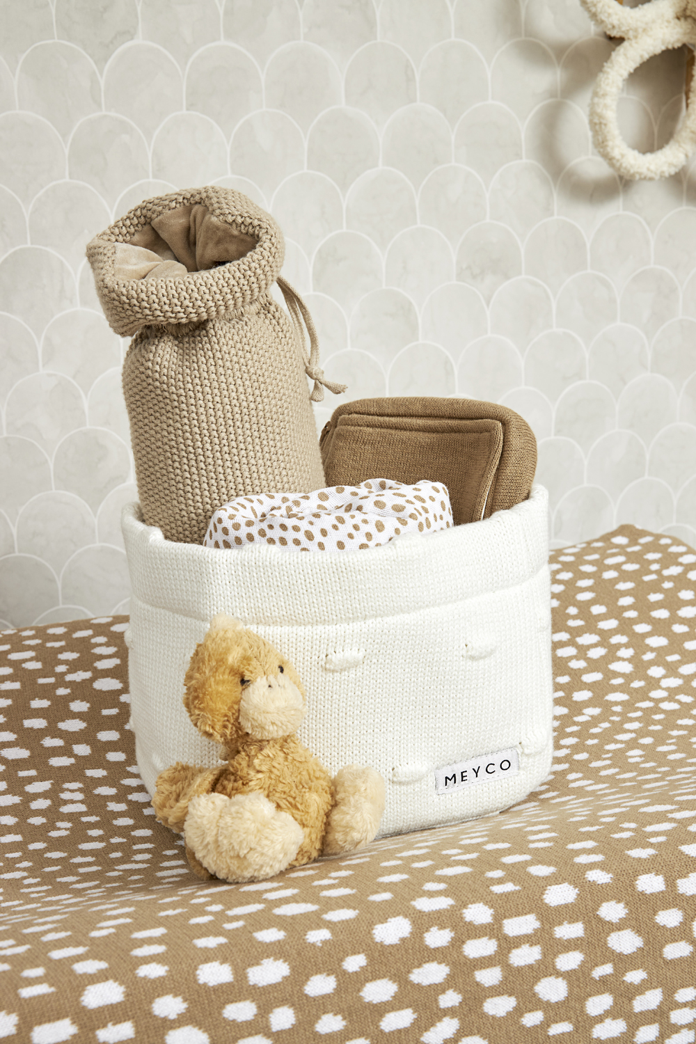 Klein Offwhite Commodemandje Knots - afbeelding 2