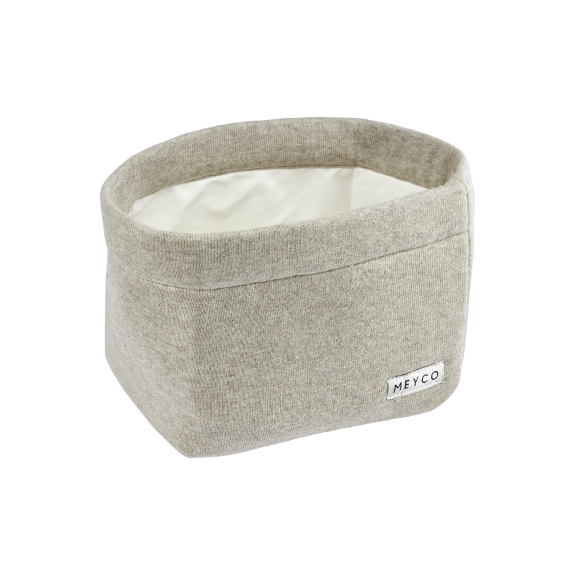 Meyco - Commodemandje Knit Basic - Zand Melange - Klein