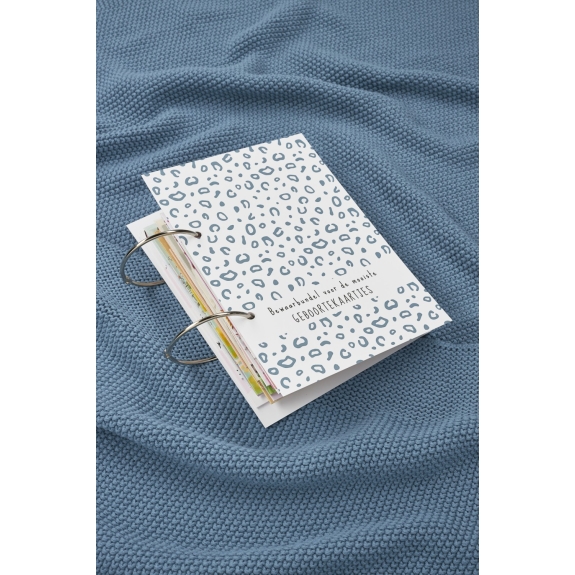 Meyco - Bubbles Geboortekaartjesbundel - blauw