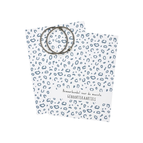 Meyco - Bubbles Geboortekaartjesbundel - blauw