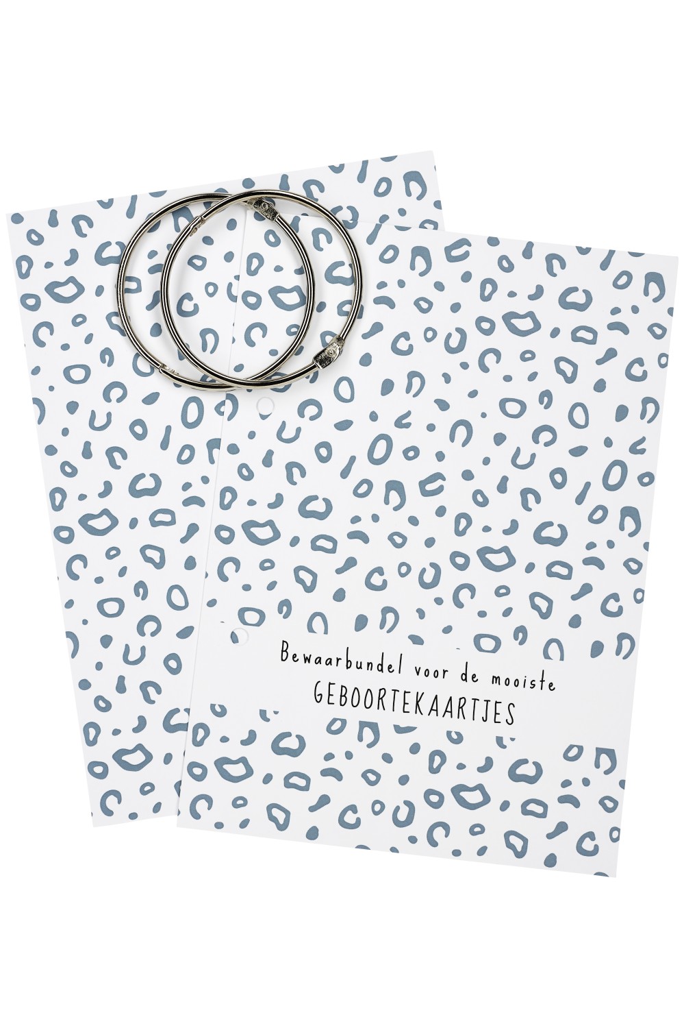 Bubbles Geboortekaartjesbundel - blauw - afbeelding 3