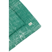 Meyco - Fine Lines Boxkleed - Smaragdgroen - 77x97cm