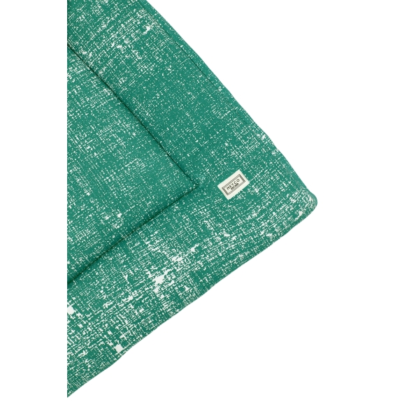 Meyco - Fine Lines Boxkleed - Smaragdgroen - 77x97cm