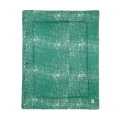 Meyco - Fine Lines Boxkleed - Smaragdgroen - 77x97cm