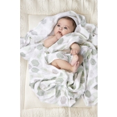 Romantische Bloemen Boxkleed - Offwhite - 77x97cm