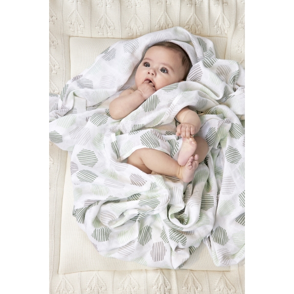 Romantische Bloemen Boxkleed - Offwhite - 77x97cm