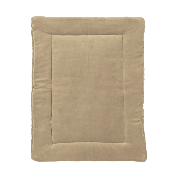 Meyco - Romantische Bloemen Boxkleed - Taupe - 77x97cm