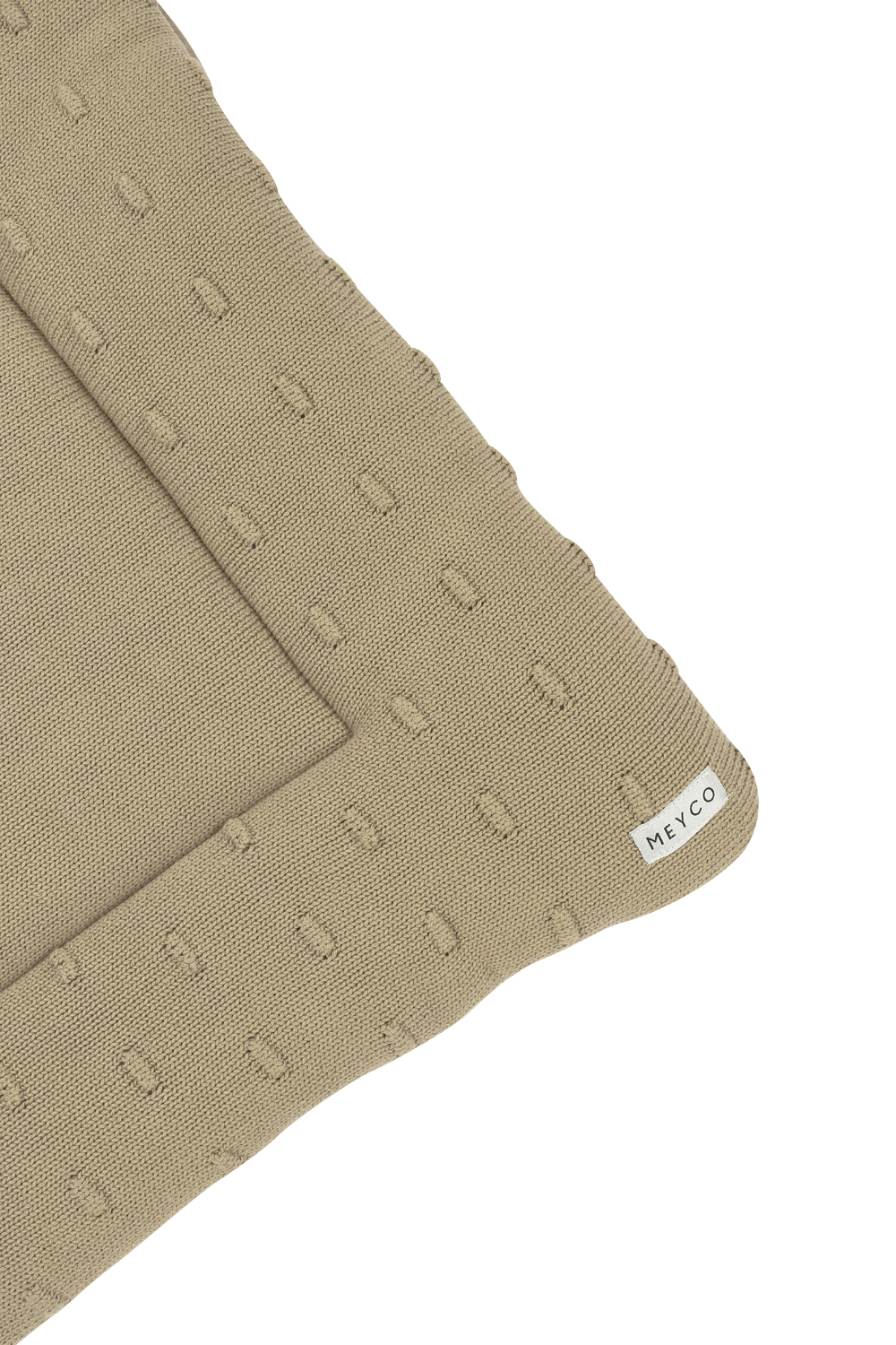 Boxkleed Knots - Taupe - 77x97cm - afbeelding 4