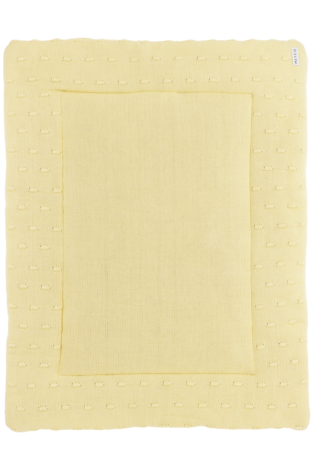 Boxkleed Knots - Zacht Geel - 77x97cm - afbeelding 3