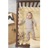 Meyco - Boxkleed Knots - Zacht Geel - 77x97cm