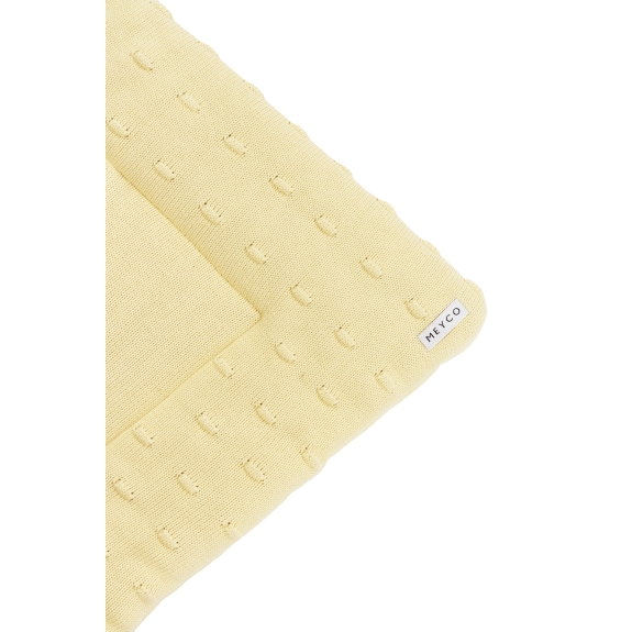 Meyco - Boxkleed Knots - Zacht Geel - 77x97cm