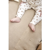 Meyco - Mini Knots Teddy Boxkleed - Zand - 77x97cm