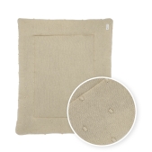 Meyco - Mini Knots Teddy Boxkleed - Zand - 77x97cm