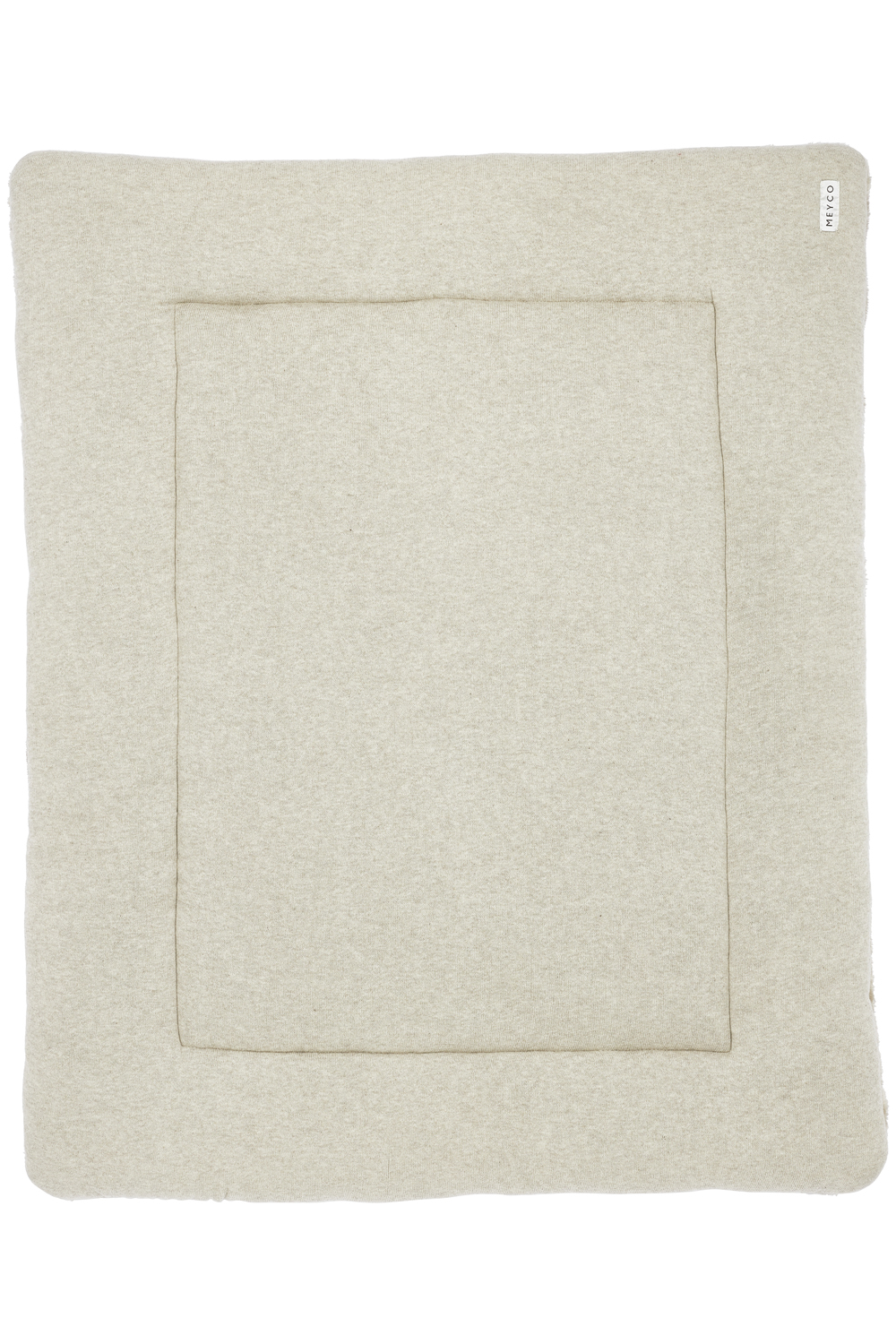 Boxkleed Knit Basic Teddy - Sand Melange - 77x97cm