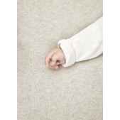 Boxkleed Knit Basic Teddy - Sand Melange - 77x97cm