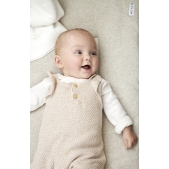 Boxkleed Knit Basic Teddy - Sand Melange - 77x97cm