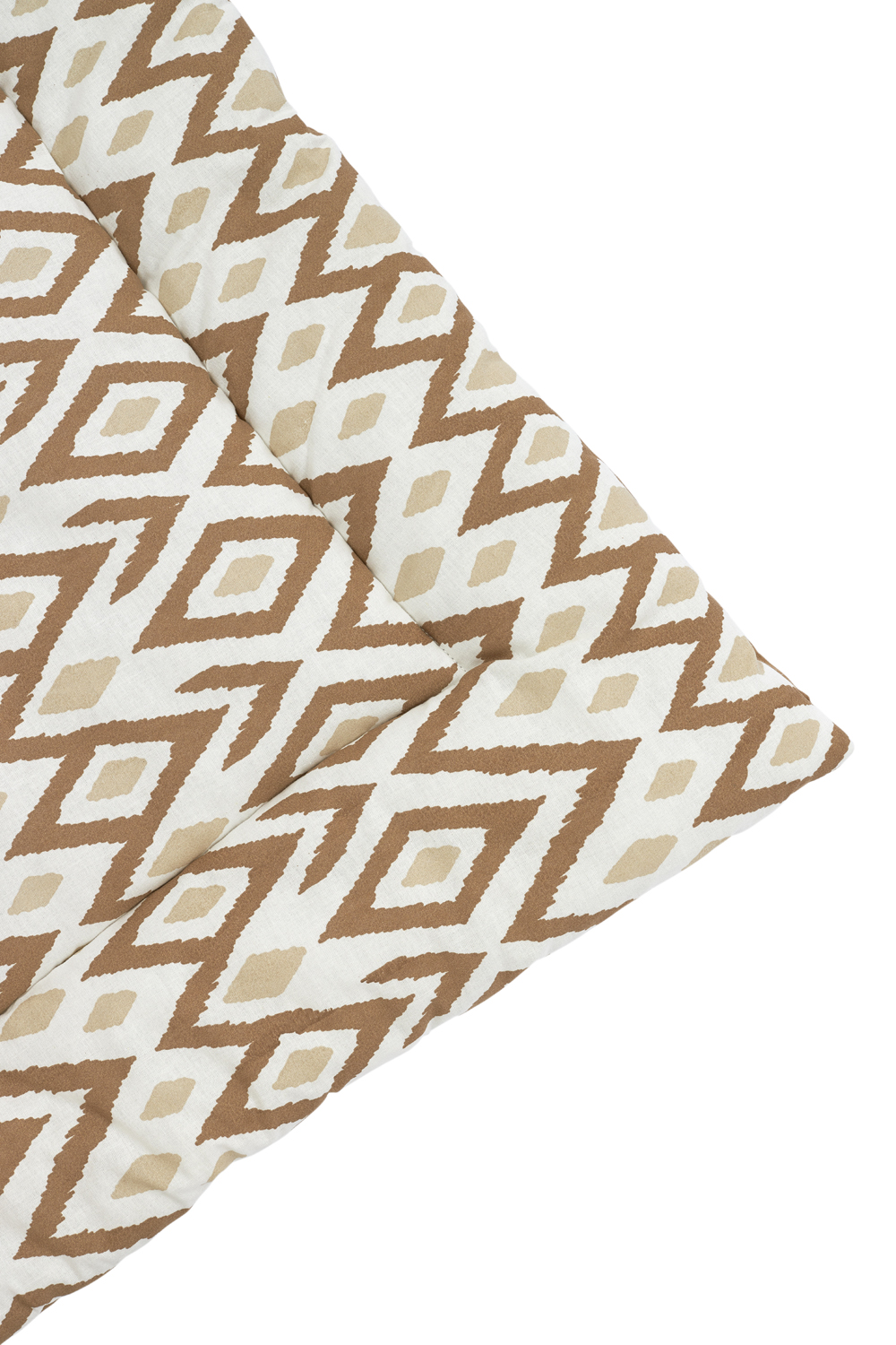 Ikat Boxkleed - Sand/Toffee - 80x100cm - afbeelding 5