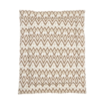 Meyco - Ikat Boxkleed - Sand/Toffee - 80x100cm