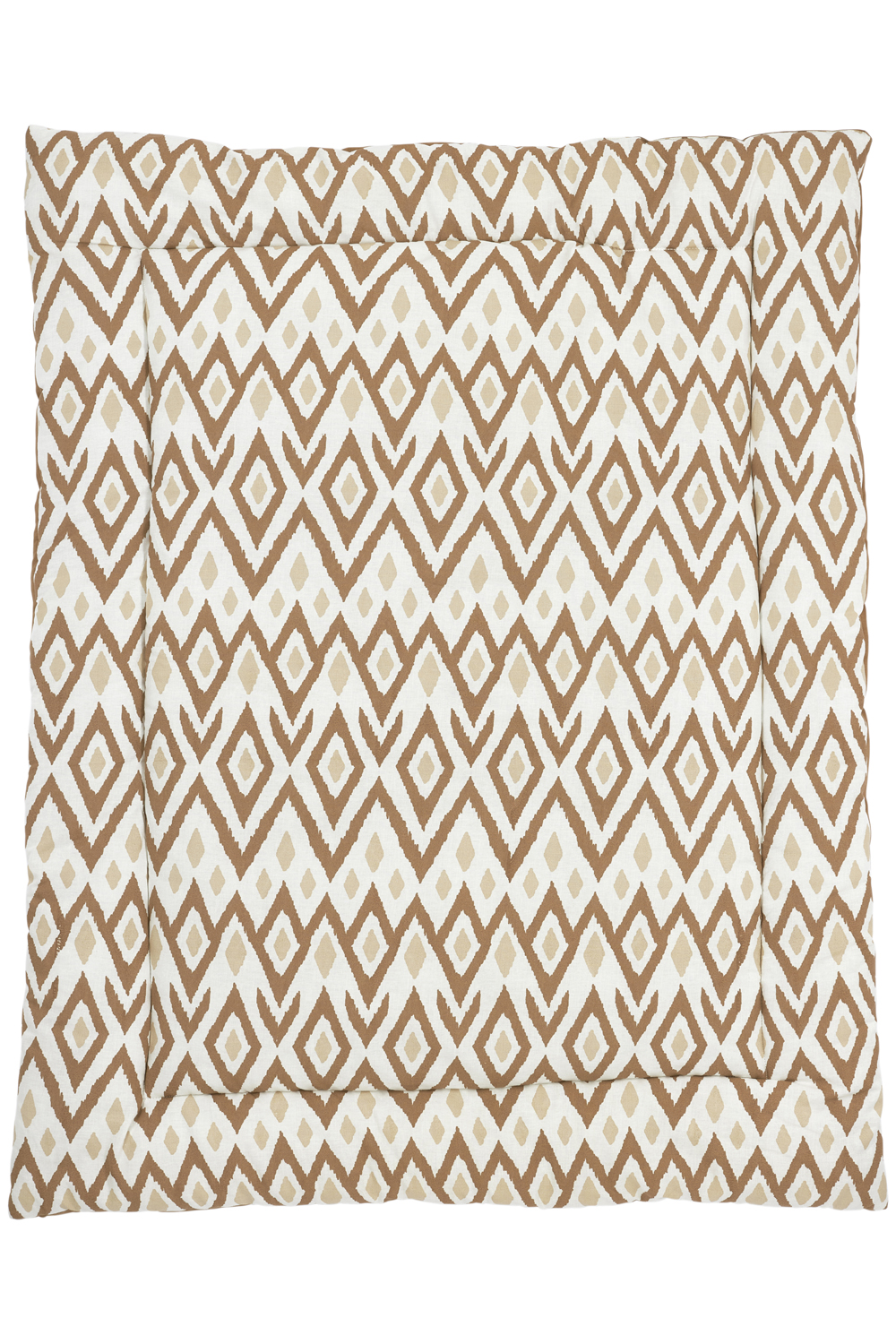 Ikat Boxkleed - Sand/Toffee - 80x100cm