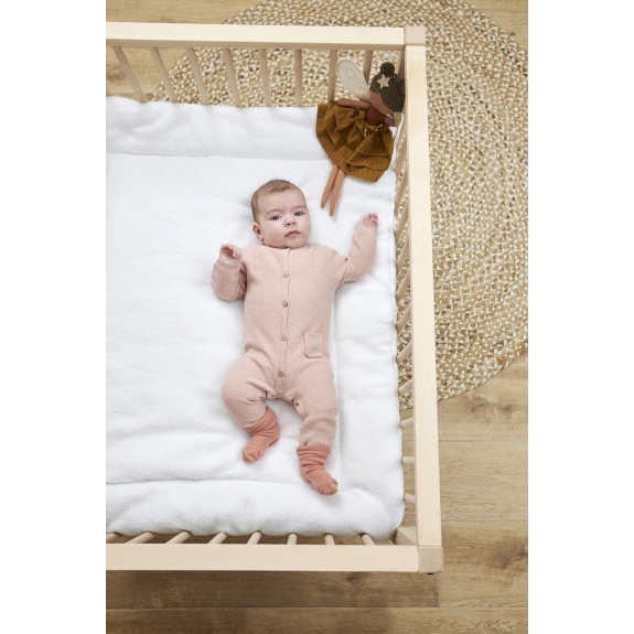 Meyco - Boxkleed BouclÃ© - Offwhite - 80x100cm