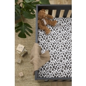 Meyco - Leopard Boxkleed - Zand Melange - 80x100cm