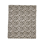 Leopard Boxkleed - Zand Melange - 80x100cm