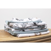 Meyco - Washandjes 3-Pack Hydrofiel Dieren - Multicolour