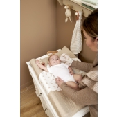 Meyco - Washandjes 3-pack Hydrofiel Dot Stripe - Sand