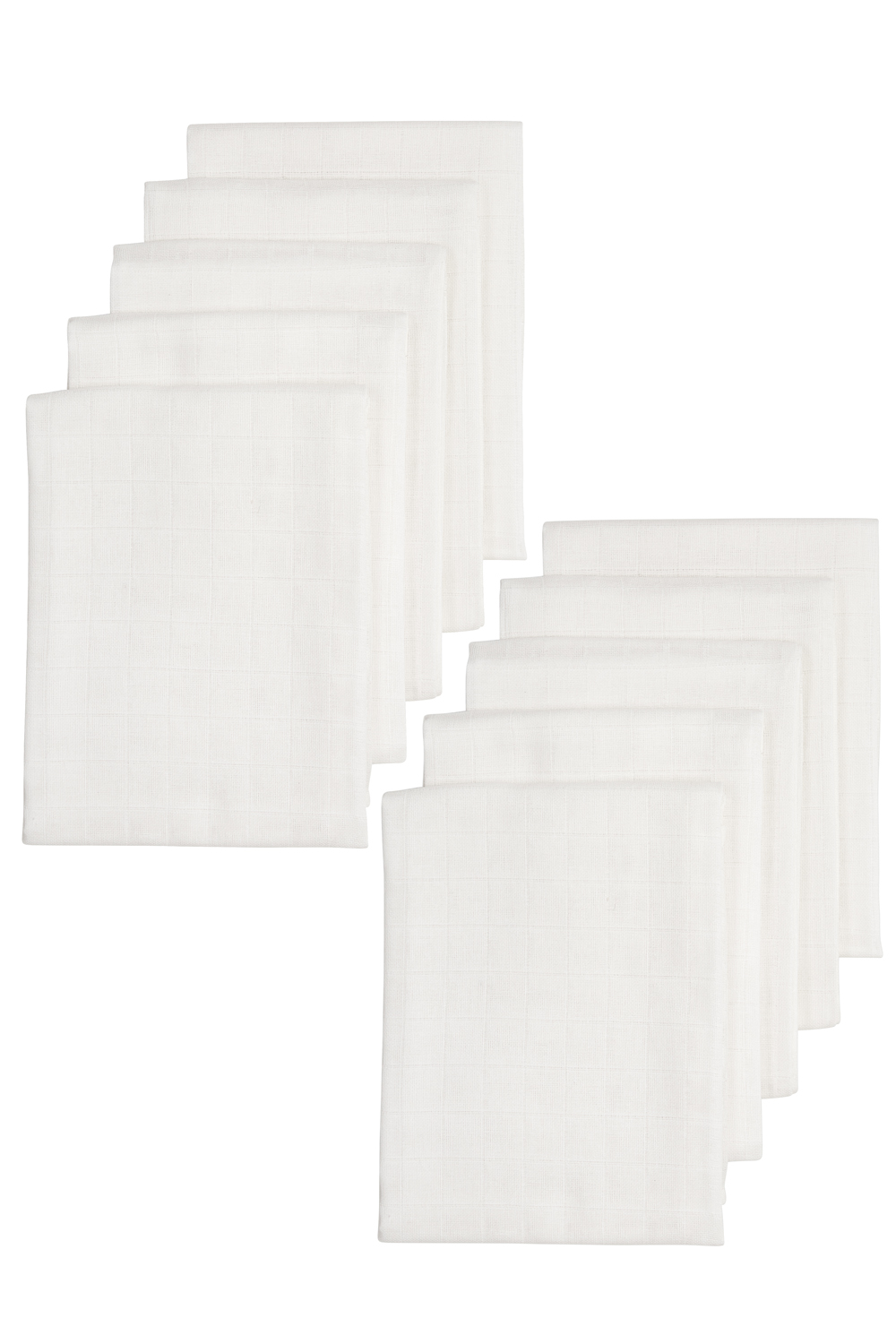 Hydrofiele Doeken 10-Pack - Wit - 70x70cm