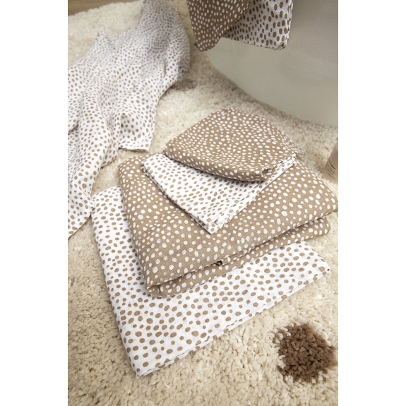 Hydrofiele Doeken 3-Pack Cheetah - Taupe - 70x70cm