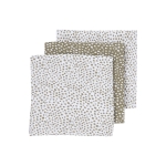 Hydrofiele Doeken 3-Pack Cheetah - Taupe - 70x70cm