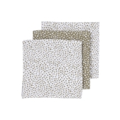 Hydrofiele Doeken 3-Pack Cheetah - Taupe - 70x70cm