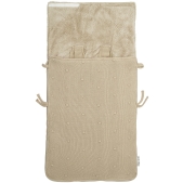 Meyco - Mini Knots Voetenzak - Sand - 40x82cm