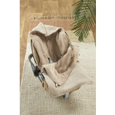 Meyco - Mini Knots Voetenzak - Sand - 40x82cm