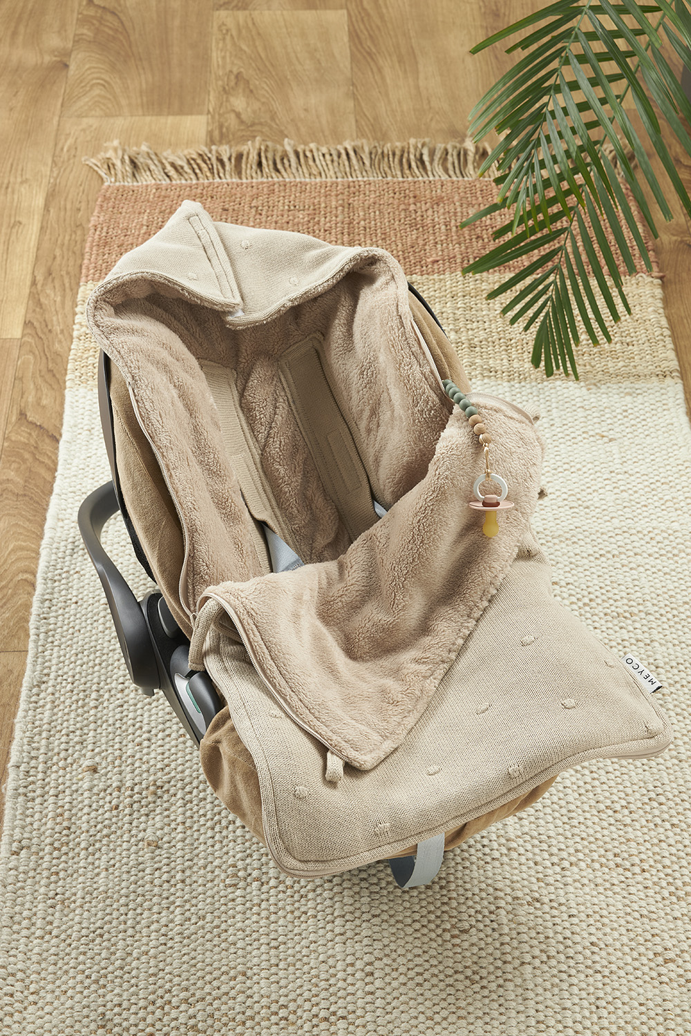 Mini Knots Voetenzak - Sand - 40x82cm - afbeelding 6