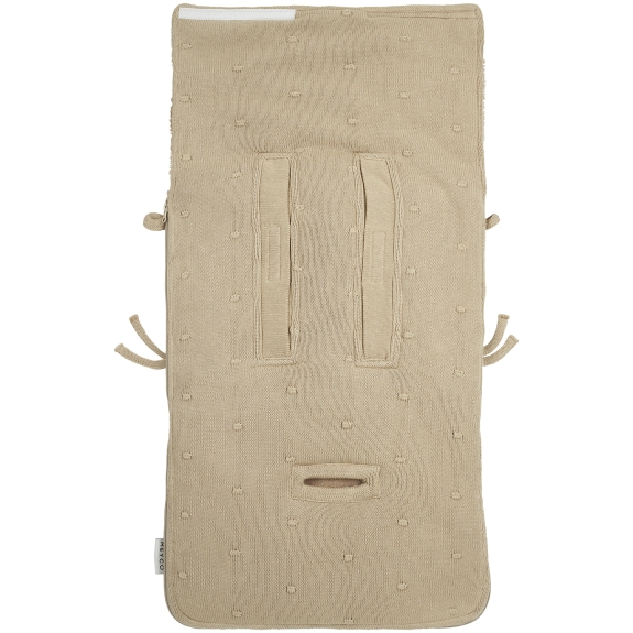 Meyco - Mini Knots Voetenzak - Sand - 40x82cm