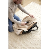 Meyco - Mini Knots Voetenzak - Sand - 40x82cm