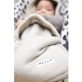 Meyco - Voetenzak Knit Basic Sand Melange 40x82cm