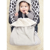 Meyco - Voetenzak Knit Basic Sand Melange 40x82cm