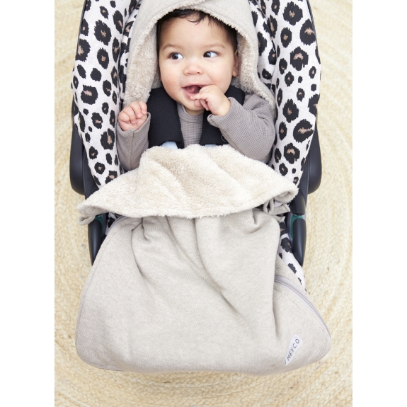 Meyco - Voetenzak Knit Basic Sand Melange 40x82cm