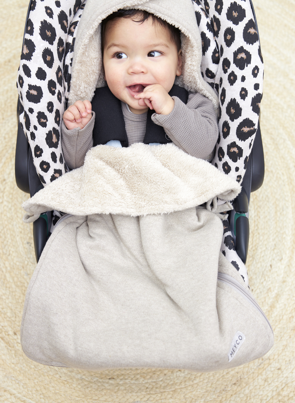 Voetenzak Knit Basic Sand Melange 40x82cm - afbeelding 7