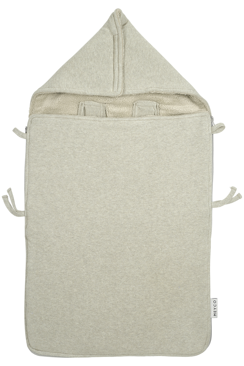 Voetenzak Knit Basic Sand Melange 40x82cm