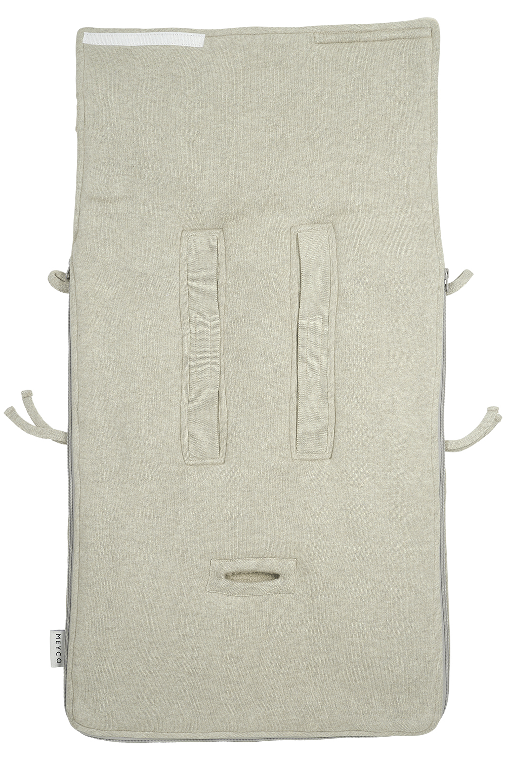 Voetenzak Knit Basic Sand Melange 40x82cm - afbeelding 4