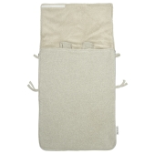 Meyco - Voetenzak Knit Basic Sand Melange 40x82cm