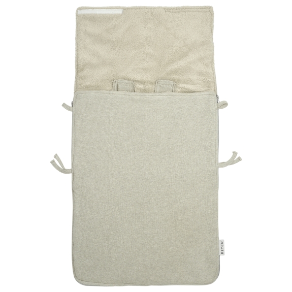 Meyco - Voetenzak Knit Basic Sand Melange 40x82cm