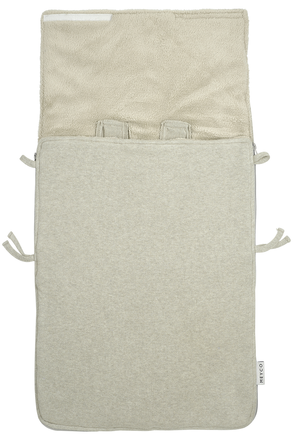 Voetenzak Knit Basic Sand Melange 40x82cm - afbeelding 3