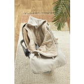 Meyco - Voetenzak Knit Basic Sand Melange 40x82cm