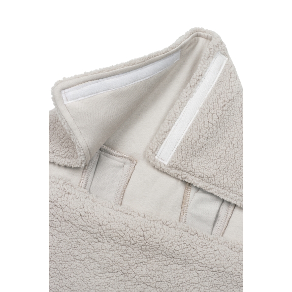 Meyco - Voetenzak Teddy - Greige - 40x82cm